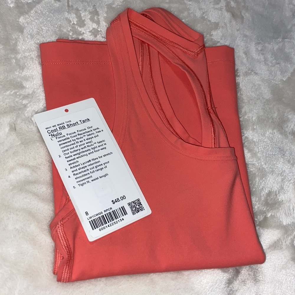 ✨Lululemon Cool RB Short Tank Nulu✨